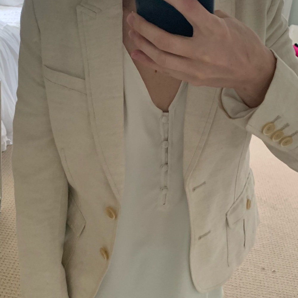 Linen blazer - Picture 2 of 4